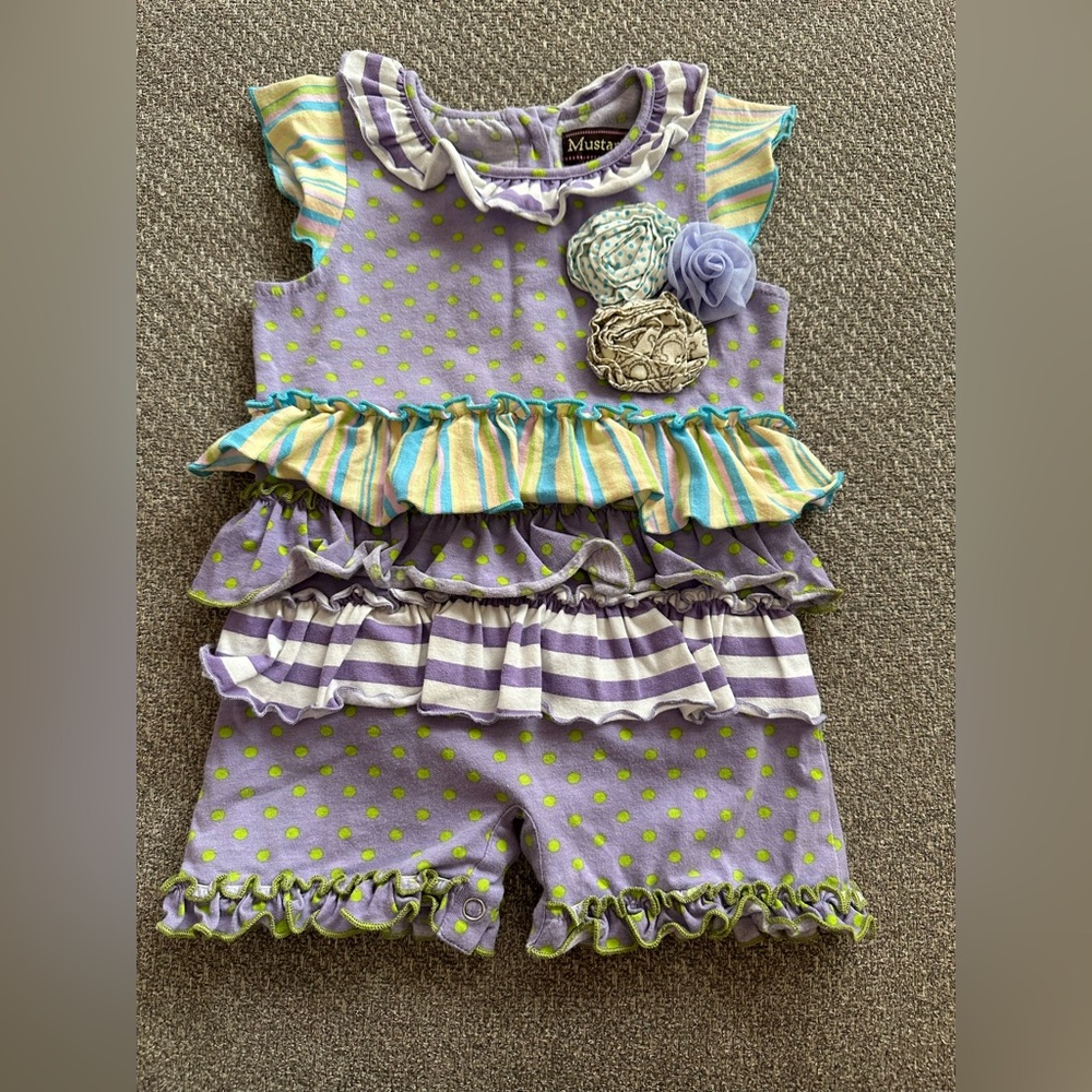 Mustard Pie romper girls size 9 months